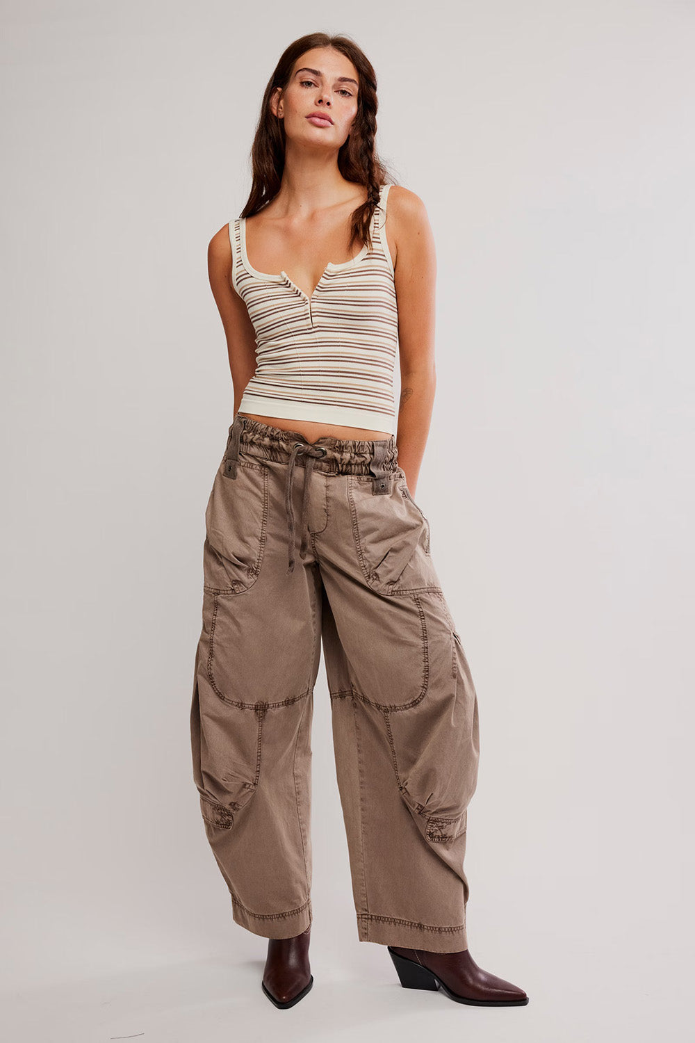 free people striped simply soft cami canyon sunset combo