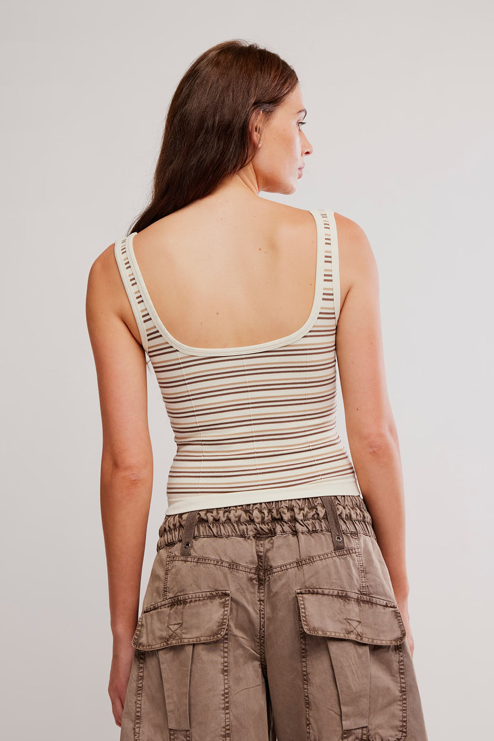 free people striped simply soft cami canyon sunset combo back