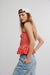 free people sundance tank red combo side