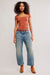free people sunfade clean lines baby tee canyon sunset