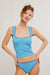 free people sweet point cami lake life front