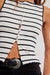free people tilly striped tank black white combo detail