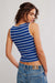 free people tilly striped tank navy combo back