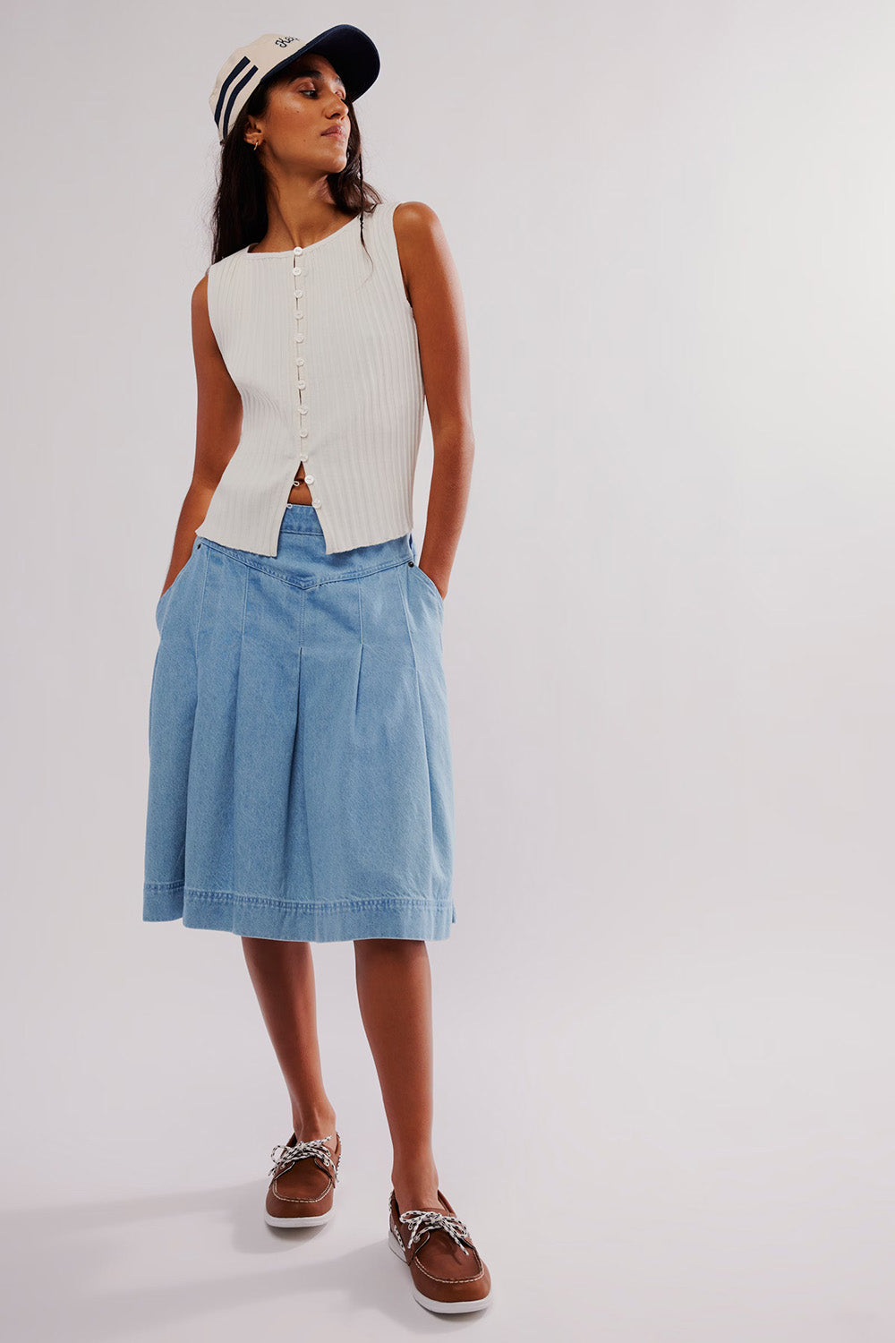 Free People - Tilly Vest - Ivory