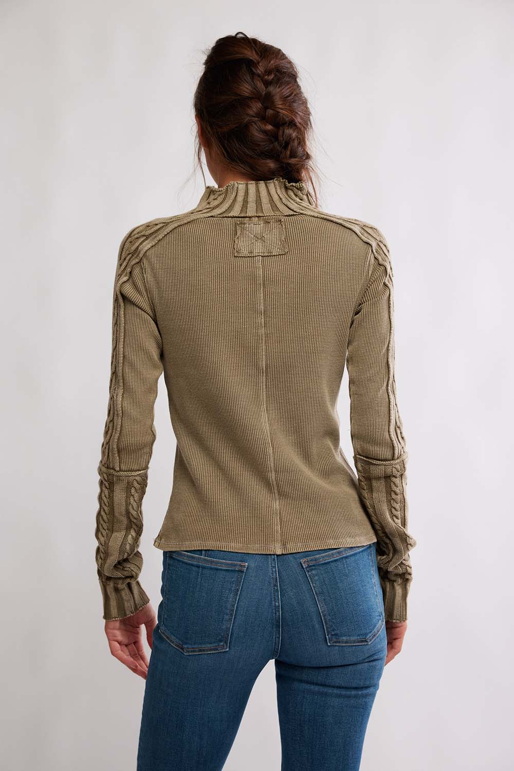 Free People - WTF Breezy Swit - Fossil Dune - Back