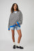 Free People - Classic Striped Crew - Black Combo