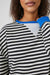 Free People - Classic Striped Crew - Black Combo - Detail