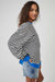 Free People - Classic Striped Crew - Black Combo - Side
