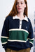 FRNCH Exmoor Sweatshirt in Bleu Marine — Front view