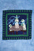 FRNCH Kishu Scarf in Bleu Marine — Flat-lay view