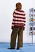 FRNCH Nara Sweater in Bordeaux — Back view