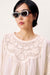frnch acaste blouse creme detail
