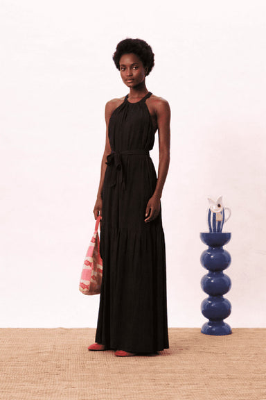 frnch boipeba dress noir front