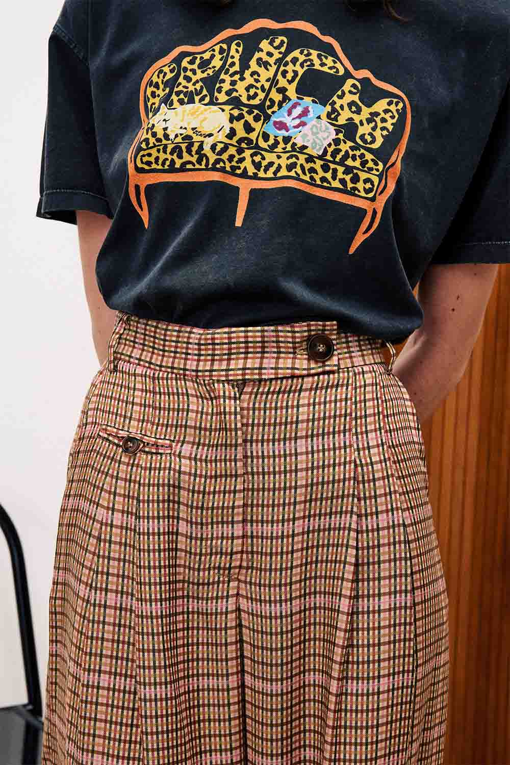 FRNCH - Canelle Pant - Ocre - Detail