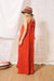 frnch catello dress corail back