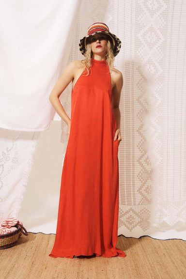 frnch catello dress corail front
