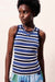 frnch ceruleen top bleu marine