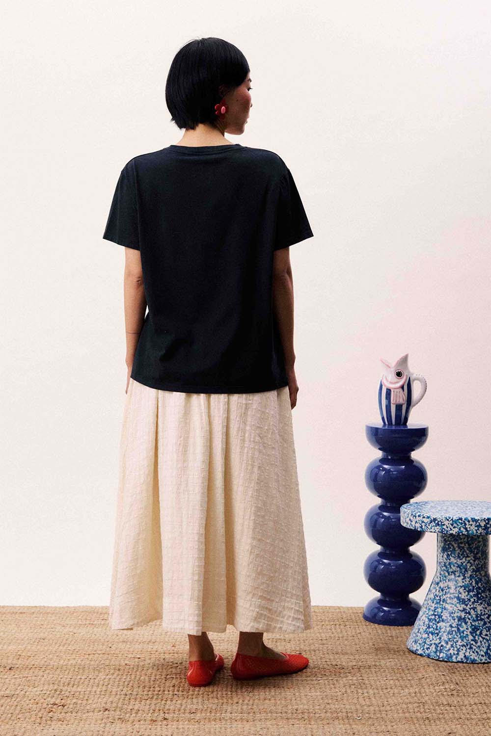 frnch cloudia skirt beurre back