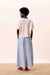 frnch cobalt skirt bleu clair back