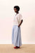 frnch cobalt skirt bleu clair side