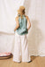 frnch francesco pio pant blanc back