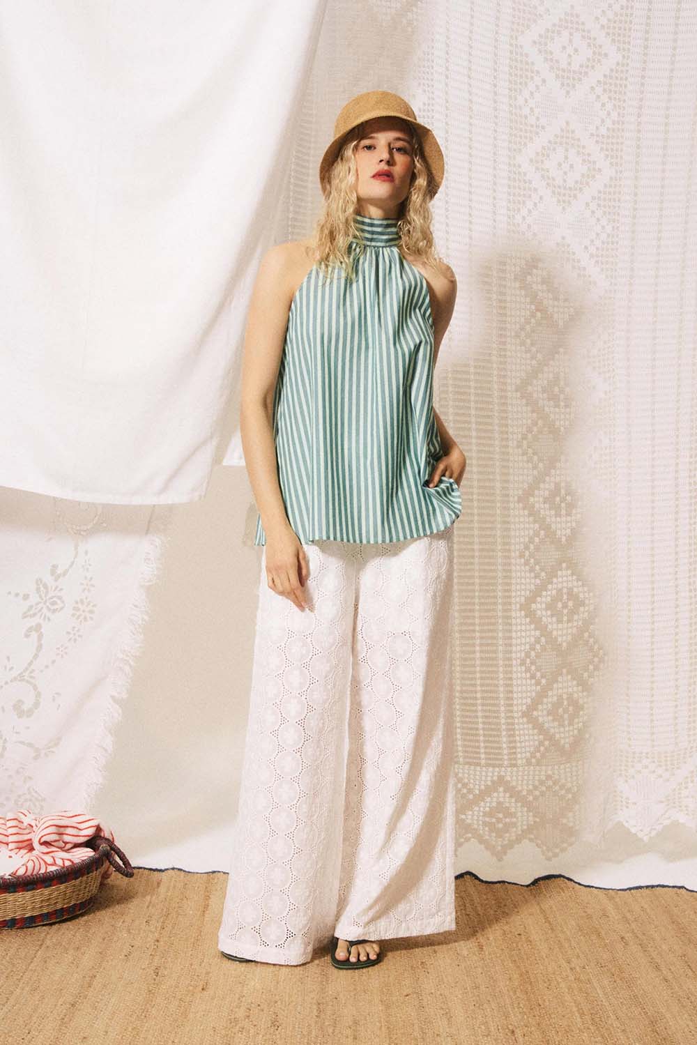 frnch francesco pio pant blanc front