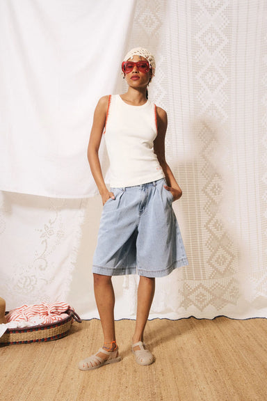 frnch immacolata tank top creme front
