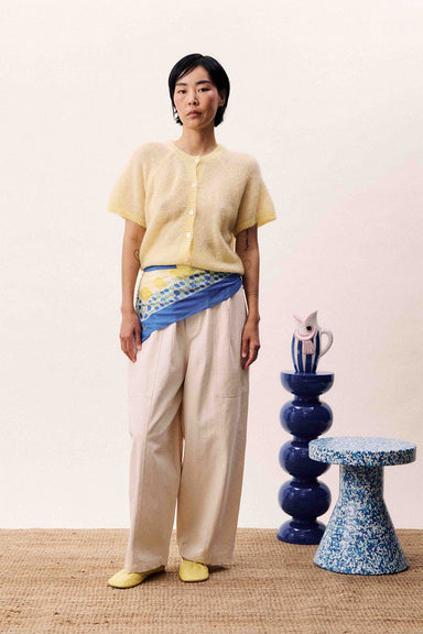 frnch kawasan cardigan beurre front