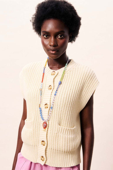 frnch natalie cardigan creme