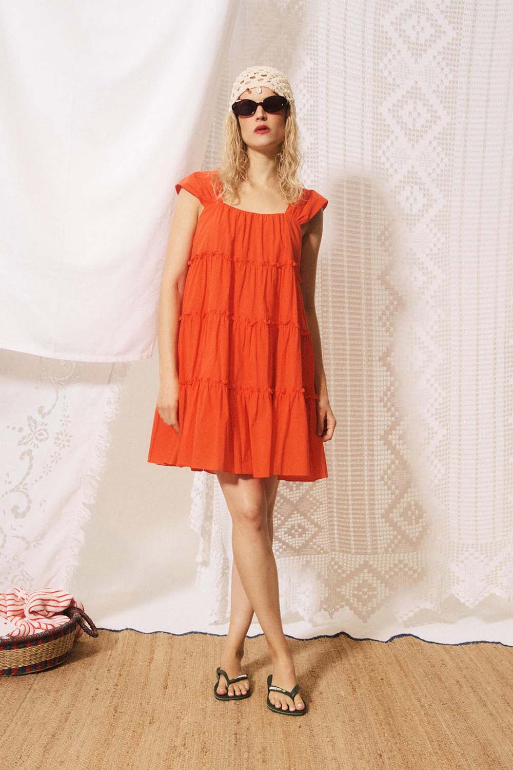 frnch nicandro dress corail front