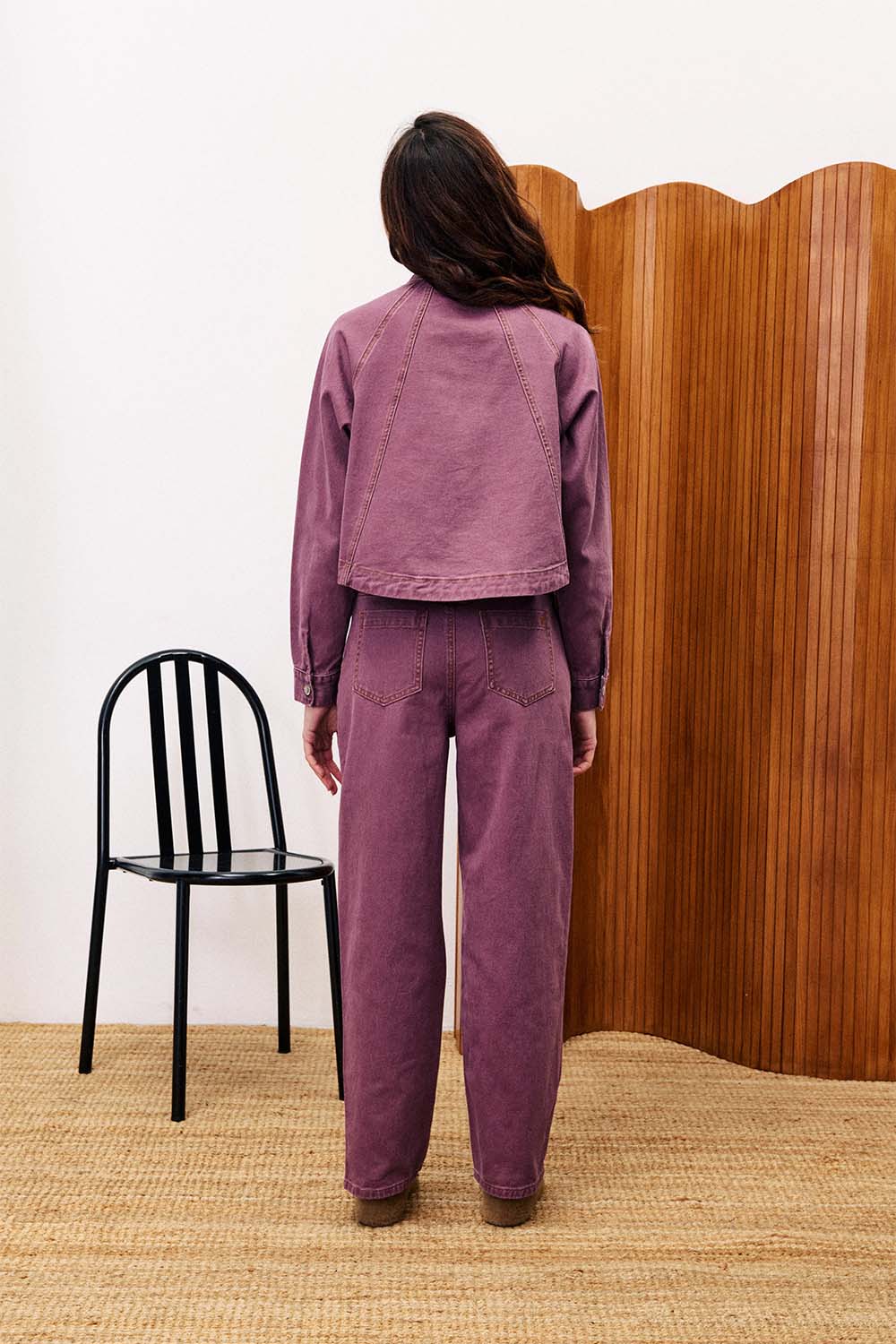 FRNCH - Pepper Jean - Violet - Back