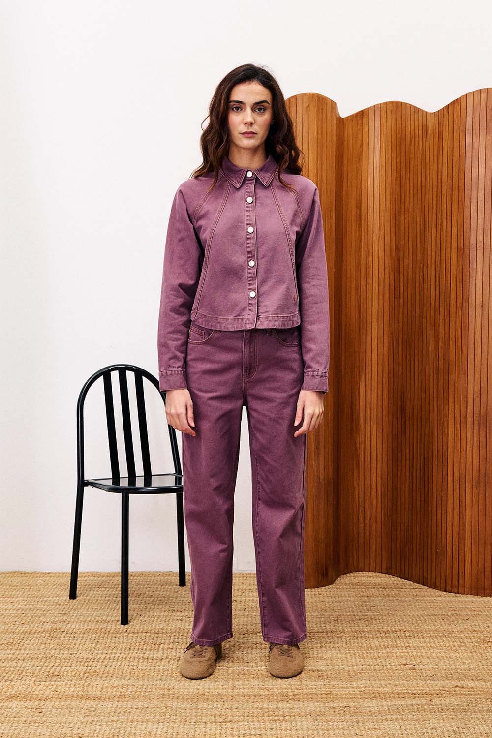 FRNCH - Pepper Jean - Violet - Front