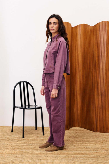 FRNCH - Pepper Jean - Violet - Side