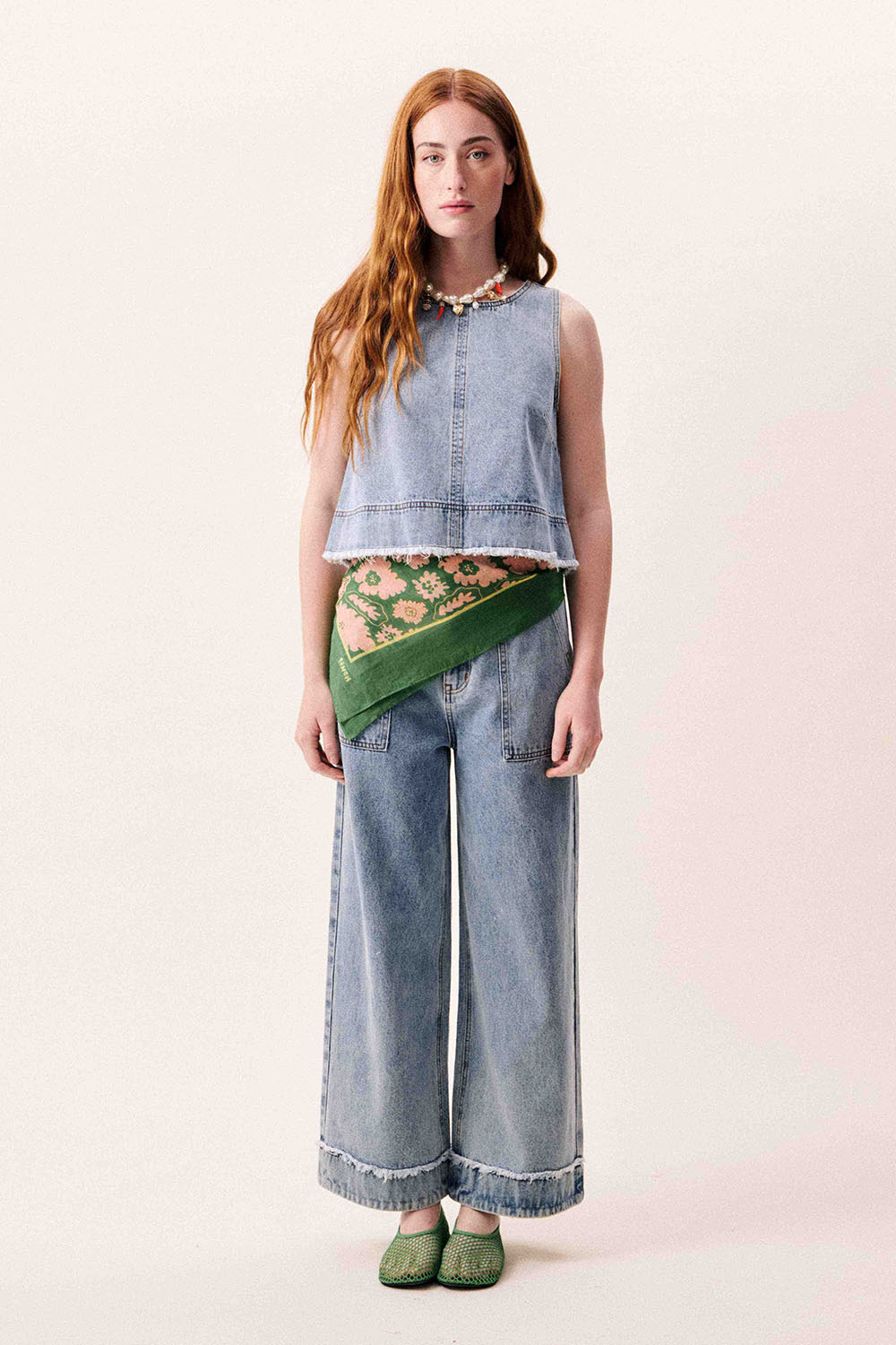 frnch saphira jean bleu jean front