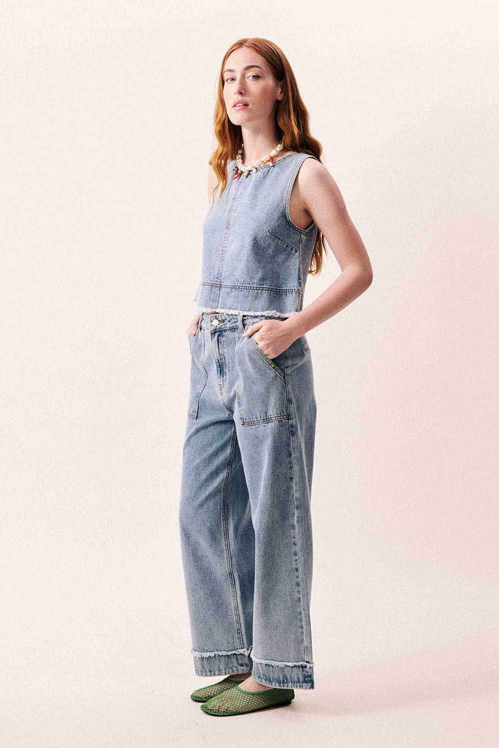 frnch saphira jean bleu jean side