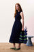 frnch saquarema dress bleu marine side