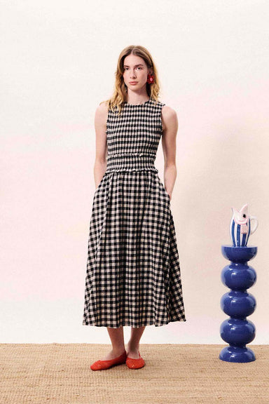 frnch saquarema dress noir front