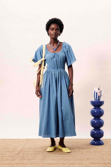 frnch yemanja dress bleu jean front