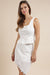 Sage the Label - Morning Dew Peplum Vest - White - Side