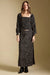 Saltwater Luxe Nolla Midi Skirt in Midnight — Front view