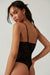 Free People - Lace Night Rhythm Bodysuit - Black - Back