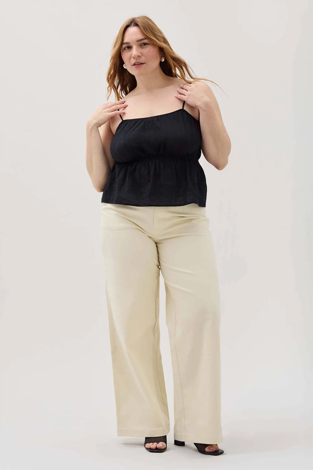 Richer Poorer - Isabella Tank - Black - Front