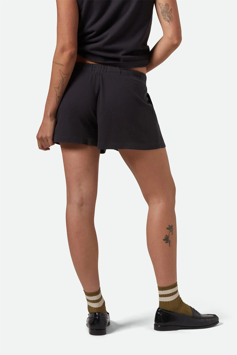 Brixton - Carefree GD Lounge Short - Black - Back