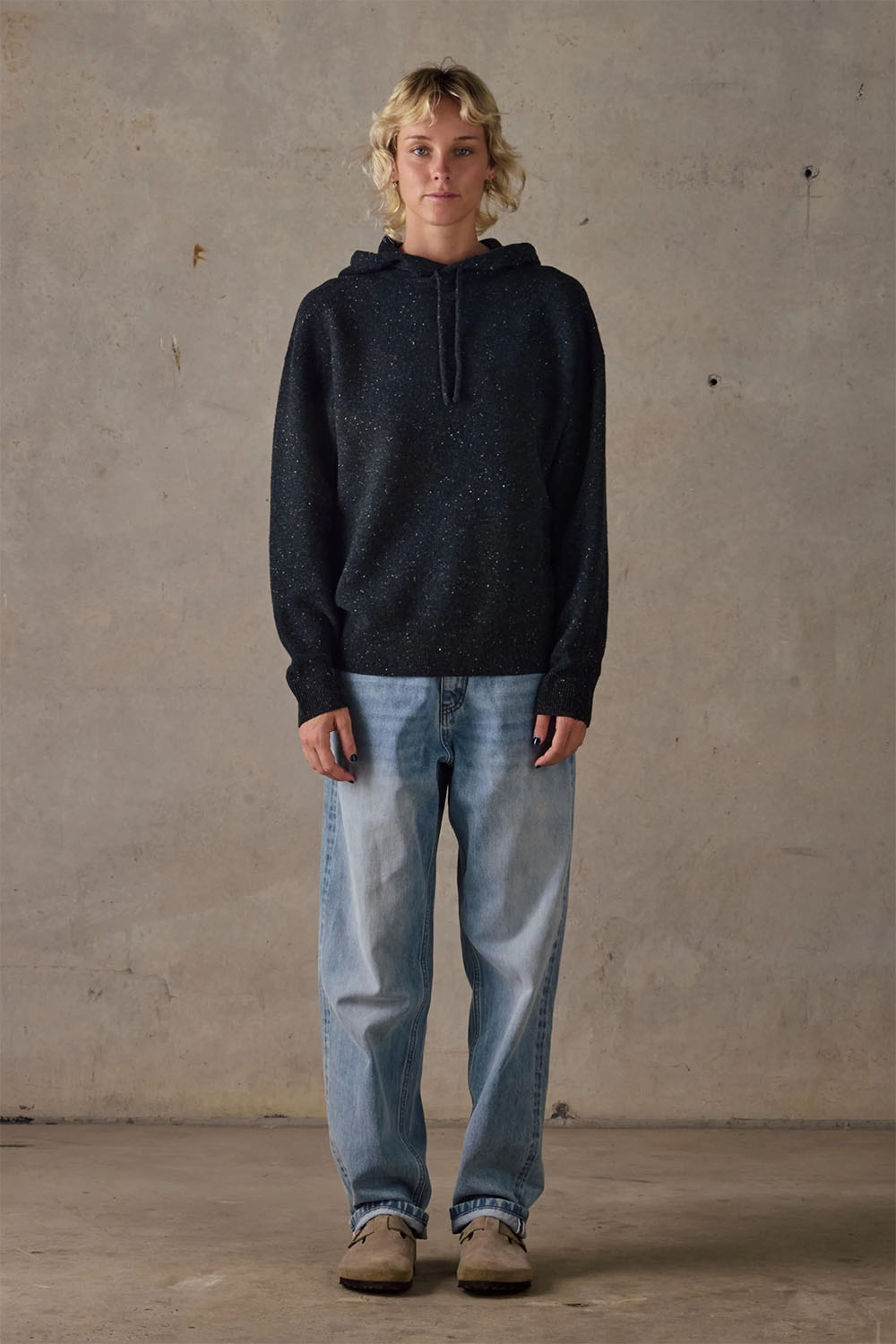 McTavish - Apres Knit Hoodie - Black Multi