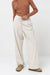 Rhythm - Classic Drawstring Pant - Oat - Front