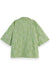Scotch & Soda - Cotton Linen Embroidered Shirt - Pistachio - Back