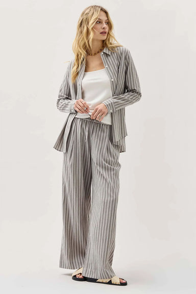 Richer Poorer - Palermo Pant - Black Stripe - Front