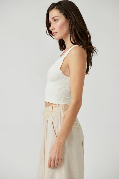 Free People - Here For You Cami - Ivory - Side