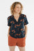 Bridge & Burn - Mila Cropped Shirt - Wildflower - Profile