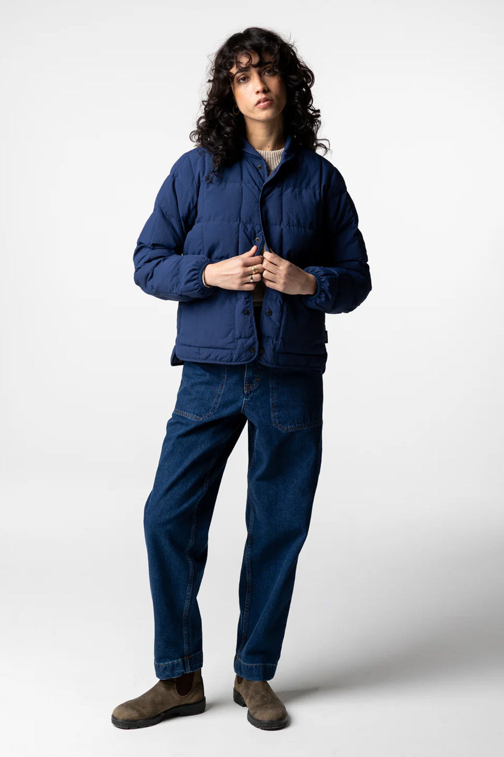 Finisterre - Lapwing Insulated Jacket - Deep Blue - Front